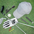 Skylety 3 Pieces Golf Club Groove Sharpener, Retractable Brush and 6-Head Re-Grooving Tool