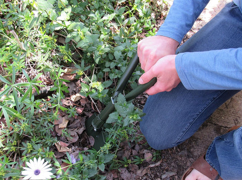 TABOR TOOLS Folding Shovel - Portable Survival Spade for Camping Gear and Emergencies - Lightweight E-Tool with