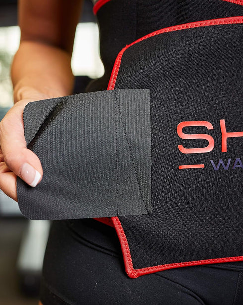 Shrink Waist Trimmer - Sweat Band Waist Trainer for Women and Men, Home Workout Equipment, Black Body Shaper