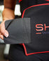 Shrink Waist Trimmer - Sweat Band Waist Trainer for Women and Men, Home Workout Equipment, Black Body Shaper