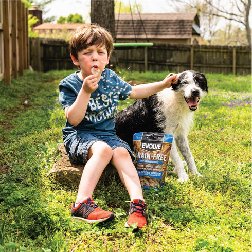 Evolve Grain Free Dog Biscuits, Real Peanut Butter and Molasses
