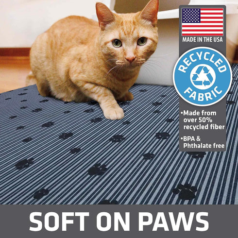 Drymate Original Cat Litter Mat, Waterproof, Machine Washable, Soft on Kitty Paws, 28”x36”