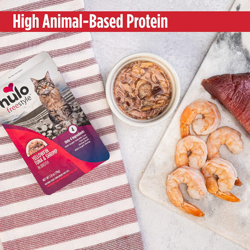 Nulo Freestyle Cat & Kitten Wet Cat Food Pouch, Grain-Free Soft Cat Food Topper with Amino Acids