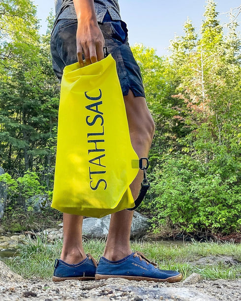 Stahlsac Abyss Drylite Dry Bag 12L, Yellow, Lightweight Waterproof Bag for Boating, Hiking, Kayaking