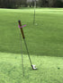 V-Shaped Golf Club Stand, Durable Stainless Steel, Keeps Clubs Clean, Dry & Visible, Easy to Carry Holder