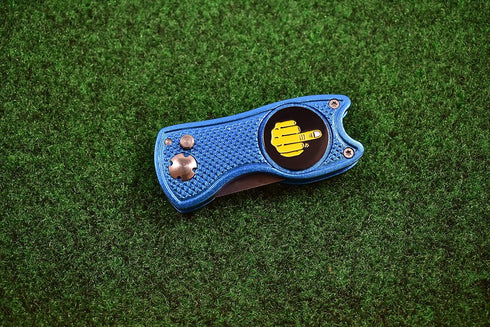Golf Divot Repair Tool with Funny Middle Finger Ball Markers - Great Golf Gifts