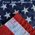 WDGG American Flag for Boat, 12x18 inches with 4 Heavy Duty Clips, Embroidered Stars and Brass Grommets