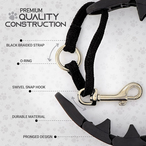 Ram-Pro Large Dog Training Pinch Collar, Gentle Effective/No Barking Control for All Breeds