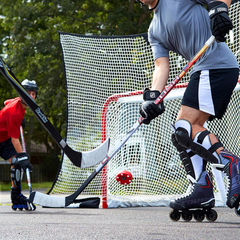 Franklin Sports NHL Street Roller Hockey Pucks - Pro Commander Outdoor Pucks for Practice + Training, 24 Bulk Packs