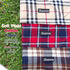 Soft Washable Plaid Bandanas for Dogs and Cats, Adjustable Triangle Bib Scarfs for Boy Girl Dogs (Brown&Blue)