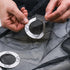 Gear AID Tenacious Tape Mesh Patches, 3” Rounds for Repairing Tents, Bug Screens, Mosquito Netting, and More