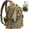 Piscifun Fishing Tackle Backpack with Rod & Gear Holder, Lightweight Water-Resistant Fishing Storage Bag