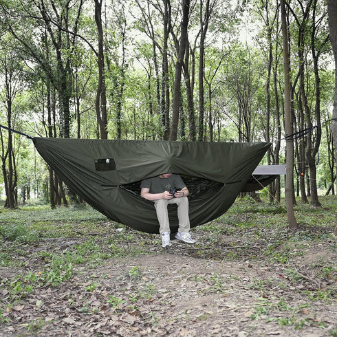 Onewind Premium Hammock Zipper Windsock for Netted Hammock, Lightweight Wind-Resistant Protector for Cold Weather, OD