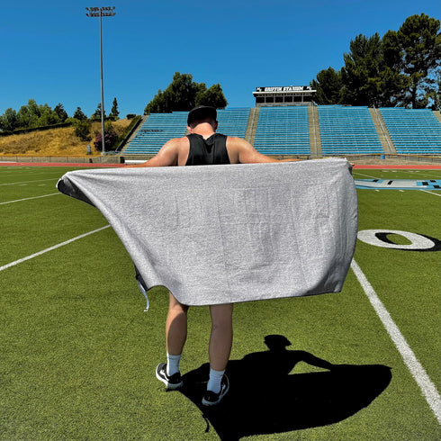 (2 Pack) We Sweat's Microfiber Towels Perfect for Travel, Gym Shower & Camping. Ultra Compact - Lightweight Shower