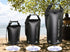 Waterproof Dry Bags Set of 3 with 2 Zip Lock Seals, Detachable Shoulder Strap, Waist Pouch & Phone Case - Black, 20L