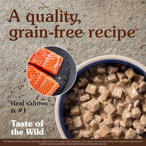 Taste of the Wild Rocky Mountain Feline Recipe with Salmon & Venison in Gravy, 5.5oz