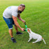 K9 Dog Bite Tug Toy - Durable French Linen with 2 Strong Handles, Perfect for Tug of War & Puppy Training, Medium to