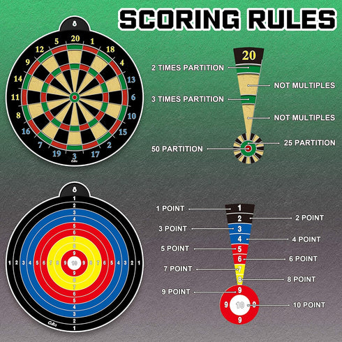 12pcs 5 6 7 8 9 10 11 12 Dart Board - Magnetic Darts - Excellent Indoor Game and Party Games - Gifts for Year Old Boy