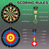 12pcs 5 6 7 8 9 10 11 12 Dart Board - Magnetic Darts - Excellent Indoor Game and Party Games - Gifts for Year Old Boy