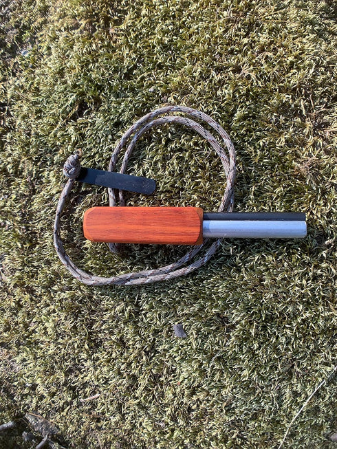Fire Fast Kamper Lanyard - Compact Durable Lite Weight Emergency Fire Starter for Camping and Hiking
