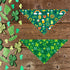 St. Patrick Dog Cat Bandana, Holiday 2 Pack Irish Rainbow Shamrock Scarfs for Small Medium Large Pets