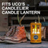 UCO 9-Hour White Candles for UCO Candle Lanterns and Emergency Preparedness