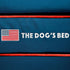 Replacement Outer Cover ONLY for The Dog's Bed, Washable Oxford Fabric, Small 28” x 19” x 4” (Blue with Red Piping USA