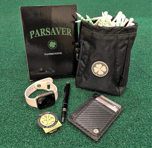 Players Clover Valuables Pouch - Golf Accessories Bag to Safely Store Jewelry and Phone