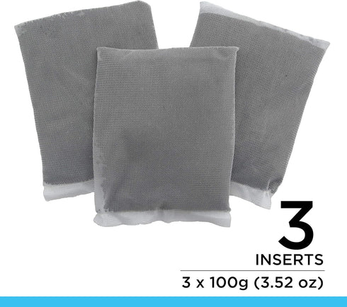 Fluval Carbon Filter Media for Aquariums, Premium Bituminous Carbon Inserts, 100-gram Nylon Bags, 3 Count (Pack of 1), A1440