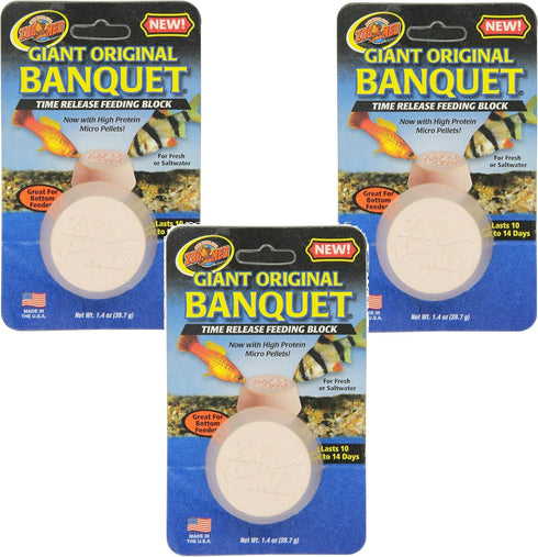 Zoo Med Laboratories Giant Banquet Block Feeder, 3 Pack