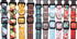 Dog Collars for Small, Medium & Large Dogs - Adjustable, Durable Patterns for Male and Female Dogs - White Woven