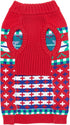 Blueberry Pet Christmas Designer Dog Sweater, Back Length 14", Pack of 1 Clothes for Dogs