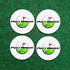 Golf Training Disk Accessories Pack, Putting Discs for Practice Aid, Made in USA