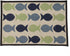 PetRageous Kool Fish Tapestry Dog and Cat Non-Skid Mat, 13-Inch by 19-Inch, Grey