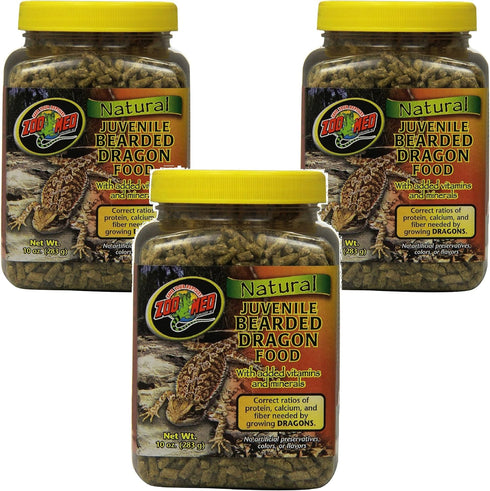 Zoo Med Bearded Dragon Food, 10oz (3 Pack)