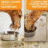 Neater Pet Brands Neater Mat - Waterproof Silicone Pet Bowls Mat | Protect Floors from Food & Water (Cappuccino)