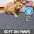 Drymate Corner Cat Litter Trapping Mat (Ridged Design), Waterproof and Machine Washable, Soft on Kitty Paws