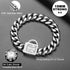 Dog Collar with Zirconia Locking 19MM Hand Polished Stainless Steel Metal Puppy Collar for Small Medium Dogs