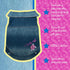 Dolly Doggy Parton Blue Denim Jacket with Collar for Dogs, Stylish Dog Apparel
