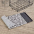 MidWest Homes for Pets Quiet Time Reversible Crate Pan Cover 30' in Gray Floral/Fleece