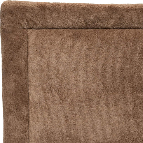 MidWest Homes for Pets Deluxe Micro Terry Pet Bed, Dog Bed & Crate Mat, Taupe, 30-Inch, 29.0" L x 21.0" W x 1.2" Th