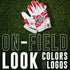 Franklin Sports Youth NCAA Football Receiver Gloves - Kids Receiver Gloves with Team Logos
