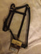 CAMELOT Basic Leather Adj Stable Halter w/Snap Sckln