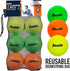Franklin Sports Lacrosse Balls, Soft Rubber for Kids, Perfect for Beginners & First Time Players, Bright Colors