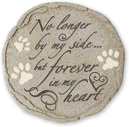 Cat or Dog Grave Marker or Garden Memorial Stone. No Longer By