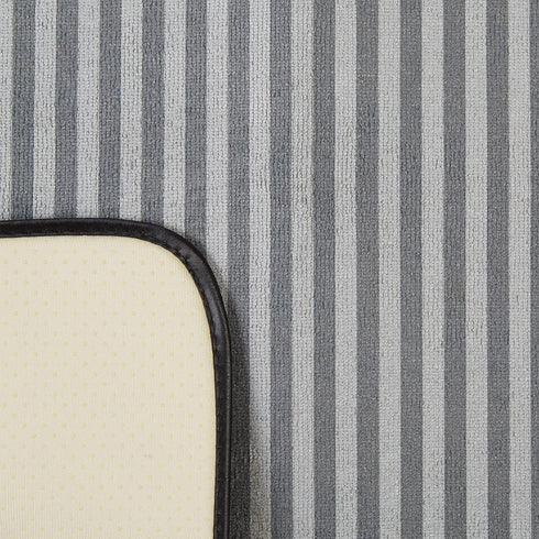 Bone Dry Striped Pet Cage Mat, XXX-Large 32 x 51, Gray