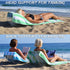 (2-Pack) GoFloats AirWedge Inflatable Beach Chair - Relax with The Comfort of Air