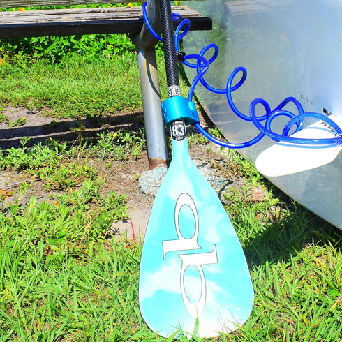 Paddle Lock for Kayak Paddleboard, Anti-Theft Security in Blue