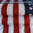 WDGG American Flag for Boat, 12x18 inches with 4 Heavy Duty Clips, Embroidered Stars and Brass Grommets