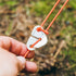 GEAR AID Reflective Guyline Kit - 50 ft with Line Tensioners for Tents and Tarps, Orange